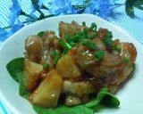 鶏唐揚げと筍の☆中華ケチャップ煮作り方5写真