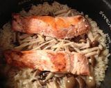 秋鮭としめじの炊き込み御飯☆彡作り方8写真