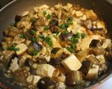 絶品!鶏ミンチ+塩麹deマーボーなす豆腐作り方6写真