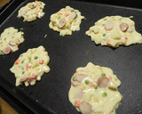 チーズがとろ~り★ピザ風お好み焼き作り方3写真