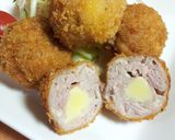 お弁当にも‼簡単ボールチーズとんかつ～作り方5写真