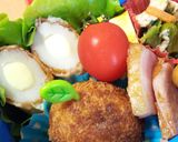 お弁当にも‼簡単ボールチーズとんかつ～作り方6写真