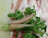 新しょうがと豆苗の肉巻き作り方2写真