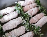 新しょうがと豆苗の肉巻き作り方5写真