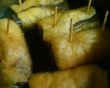 お弁当に♪油揚げと蒟蒻の巻き巻き作り方6写真