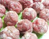 お弁当にも‼簡単ボールチーズとんかつ～作り方2写真