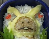 キャラ弁~白うさぎなめこ~作り方3写真