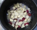 さつまいもごはん。作り方3写真