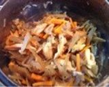 北寄貝の炊き込み御飯作り方4写真