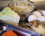 サーモンとキノコのとん平焼き風。作り方1写真