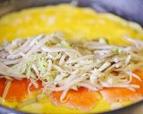 サーモンとキノコのとん平焼き風。作り方9写真