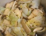 白菜と油揚げの煮物作り方4写真