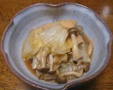 白菜と油揚げの煮物作り方5写真