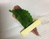 こさばの大葉.チーズクルクルロール作り方3写真