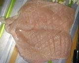 とりむね肉のしそチーズはさみ焼き作り方2写真