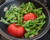 さやいんげんのツナトマト煮♪作り方4写真