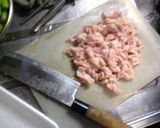 空心菜と鶏皮の炒めもの作り方2写真