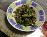 空心菜と鶏皮の炒めもの作り方7写真