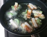 ゴーヤとちくわのかき揚げ作り方4写真