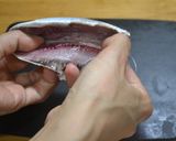 いわしの手開きのおろし方作り方7写真
