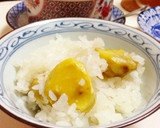 皮付き生栗から作る 栗ごはん作り方6写真