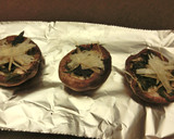 粉わかめと味付たらの椎茸傘焼き作り方3写真