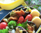 粉わかめと味付たらの椎茸傘焼き作り方10写真
