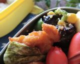 粉わかめと味付たらの椎茸傘焼き作り方9写真