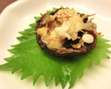 粉わかめと味付たらの椎茸傘焼き作り方6写真