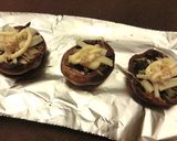 粉わかめと味付たらの椎茸傘焼き作り方4写真