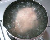 ゆで鶏とゆで汁の鶏出汁で鶏塩うどん！作り方2写真