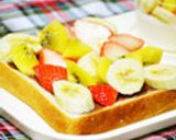 チョコフォンデュ風トースト❀フルーツ編☆作り方7写真