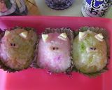 お弁当用!焼き鮭in三匹の子豚おにぎり❤作り方5写真