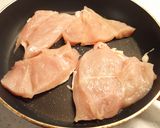 鶏むね肉のジェノベーゼパン粉焼き作り方2写真