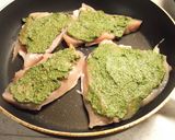 鶏むね肉のジェノベーゼパン粉焼き作り方3写真