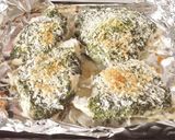 鶏むね肉のジェノベーゼパン粉焼き作り方7写真