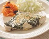 鶏むね肉のジェノベーゼパン粉焼き作り方8写真