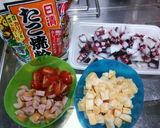 トマトとチーズのたこ焼作り方1写真