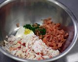 スモークサーモンと蟹の簡単テリーヌ作り方3写真