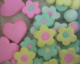 白玉粉でつるんデザート、花飾り作り方9写真