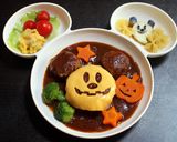 ♡ハロウィンミッキーの煮込みハンバーグ♡作り方11写真