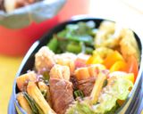 旨味たっぷり☆味浸み角麩の牛すき煮弁当✿作り方9写真