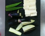 揚げ出し豆腐＆野菜の甘酢あん作り方1写真