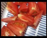鉄板！みそチーズトマト作り方1写真