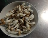 しめじとワカメのごまポン和え作り方1写真
