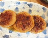 お弁当に＊蓮根の肉詰め照り焼き作り方6写真