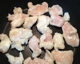鶏ムネ肉&豆苗のガリバタレモン炒め作り方5写真