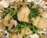 鶏ムネ肉&豆苗のガリバタレモン炒め作り方8写真