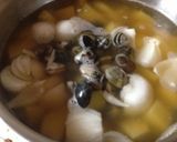 新じゃがとあさりのロールキャベツ煮作り方5写真