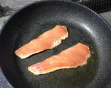 サーモンのクリームパスタ作り方3写真